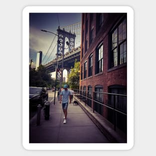 Manhattan Bridge Dumbo Brooklyn NYC Sticker